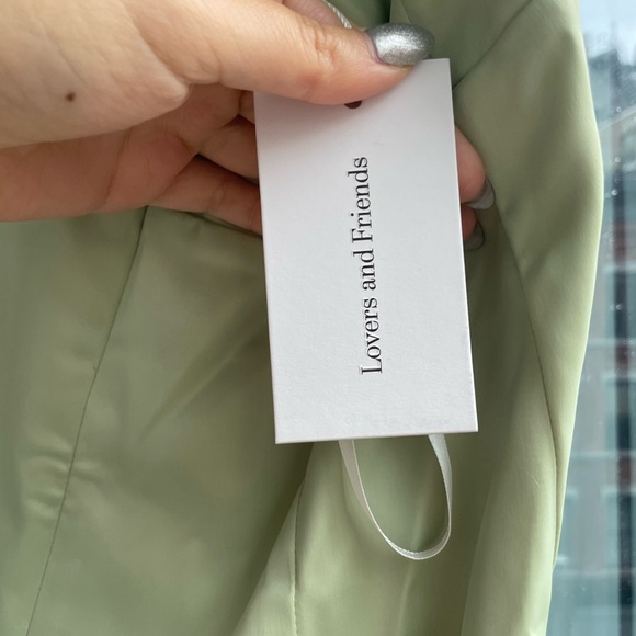 NWT Lovers and Friends sage green dress - Picture 6 of 6